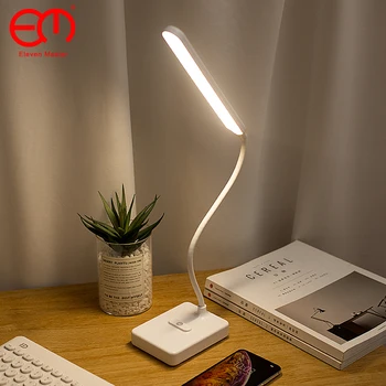 USB-Ladattava LED Taitettava Desk Lamppu Silmien Suojaus Kosketa Himmennettävä Lukeminen Taulukko Lamppu Led-Valo 3-Tason Väri