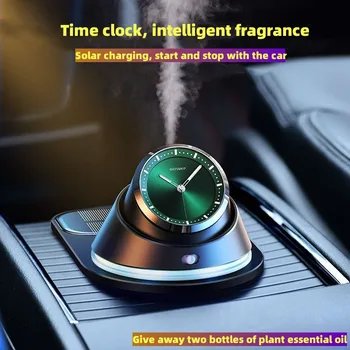 Uuden kellon valon tunnistava smart auto aromaterapia kone ornamentti eteerinen öljy ionisoimalla kevyt tuoksu diffuusori ilmanraikastaja