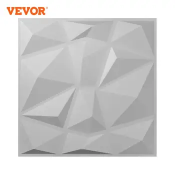 VEVOR 13Pcs 3D-Seinä Tarroja Itseliimautuva PVC Laatat Seinään Huoneen Sisustus DIY 3D Taustakuva Seinä Sisustus Olohuone Seinä Tarra Lasten Huoneeseen