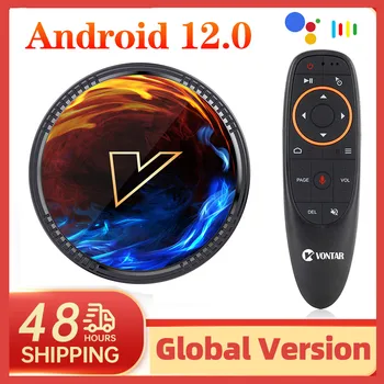 VONTAR H1 Android-12 Smart TV-Ruutuun Allwinner H618 Tukea 4K 8K BT5.0 Wifi6 Google Voice Media Player Set-Top Box 2 GT 16 GT 32 GT