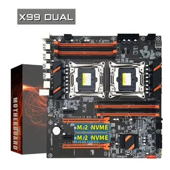 X99-Emolevy Dual CPU M. 2 LGA 2011 V3 E-ATX USB3.0 SATA3 8 DIMM DDR4-Tuki Xeon slot 2011-3