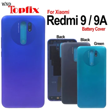 Xiaomi Redmi 9 9 A Akun Kansi Paneelin Takana Ovi Asuminen Tapauksessa liima Redmi 9 takaisin lasi Redmi 9A akun kansi