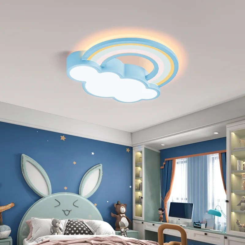 Moderni LED-Sarjakuva Katto Lamppu, Lasten Huone, Valaistus Olohuone Makuuhuone Pilvi Rainbow Hotel Apartment Pohjoismainen Sisustus Valo - 1