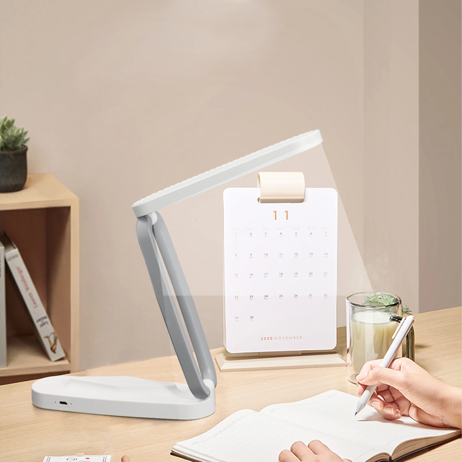 Alumiini Taitto-Pöytä, Lamppu, Korkea Laatu Desk Valo Ei Blue-Ray-Silmien Suojaus Led USB-Latausta, Lukeminen Valo, Pieni Pöytä Lamppu - 0