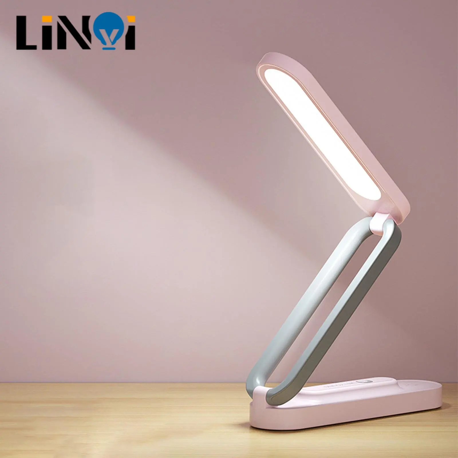 Alumiini Taitto-Pöytä, Lamppu, Korkea Laatu Desk Valo Ei Blue-Ray-Silmien Suojaus Led USB-Latausta, Lukeminen Valo, Pieni Pöytä Lamppu - 4