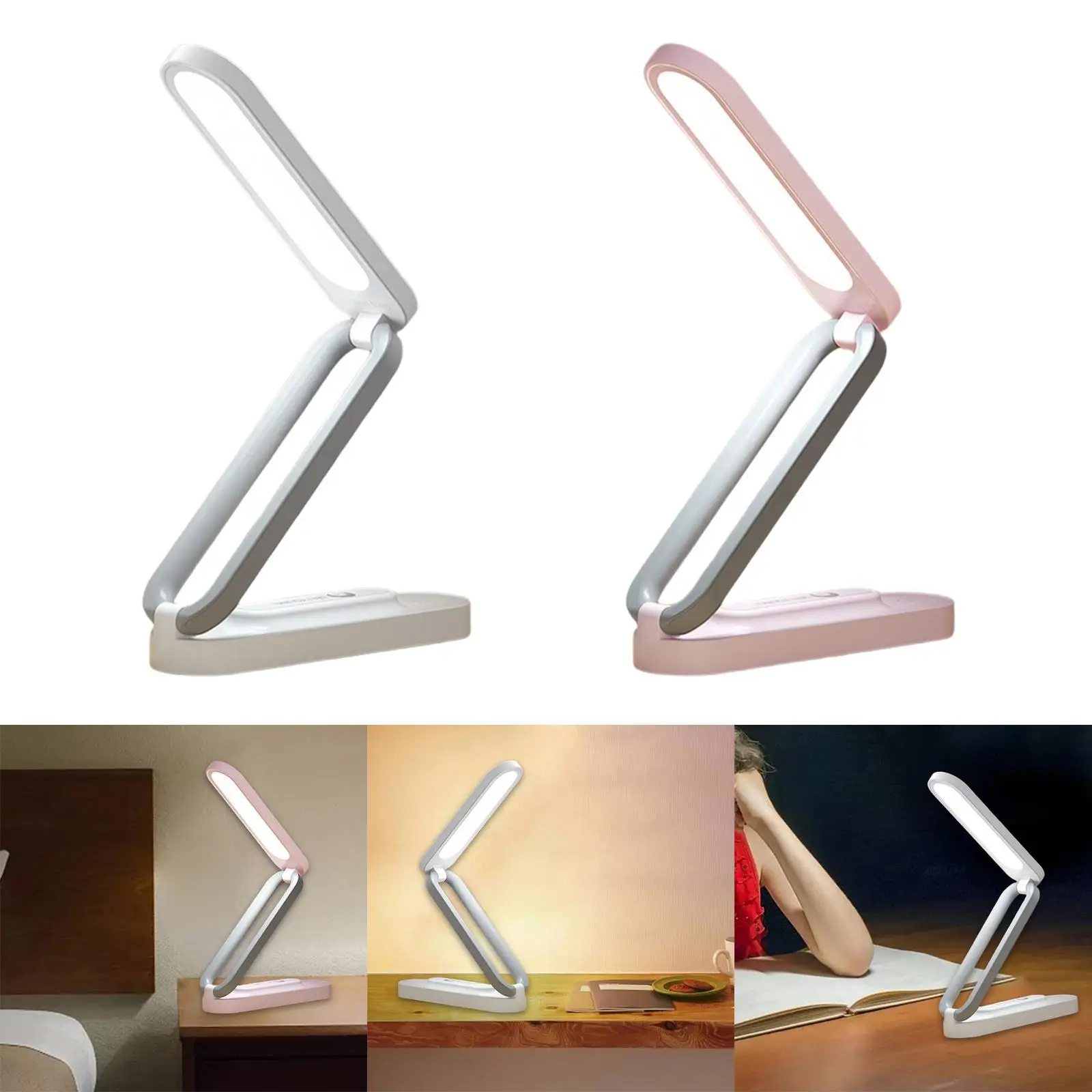 Alumiini Taitto-Pöytä, Lamppu, Korkea Laatu Desk Valo Ei Blue-Ray-Silmien Suojaus Led USB-Latausta, Lukeminen Valo, Pieni Pöytä Lamppu - 5