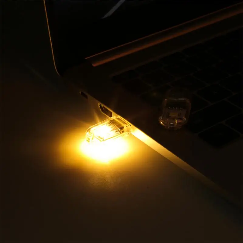 Mini Night Light Kannettava USB-LED-Kirja Valo Ultra Kirkas Käsittelyssä Varaa Lamppu 2leds USB-Valot Power Bank PC-Kannettavan Notebook - 2
