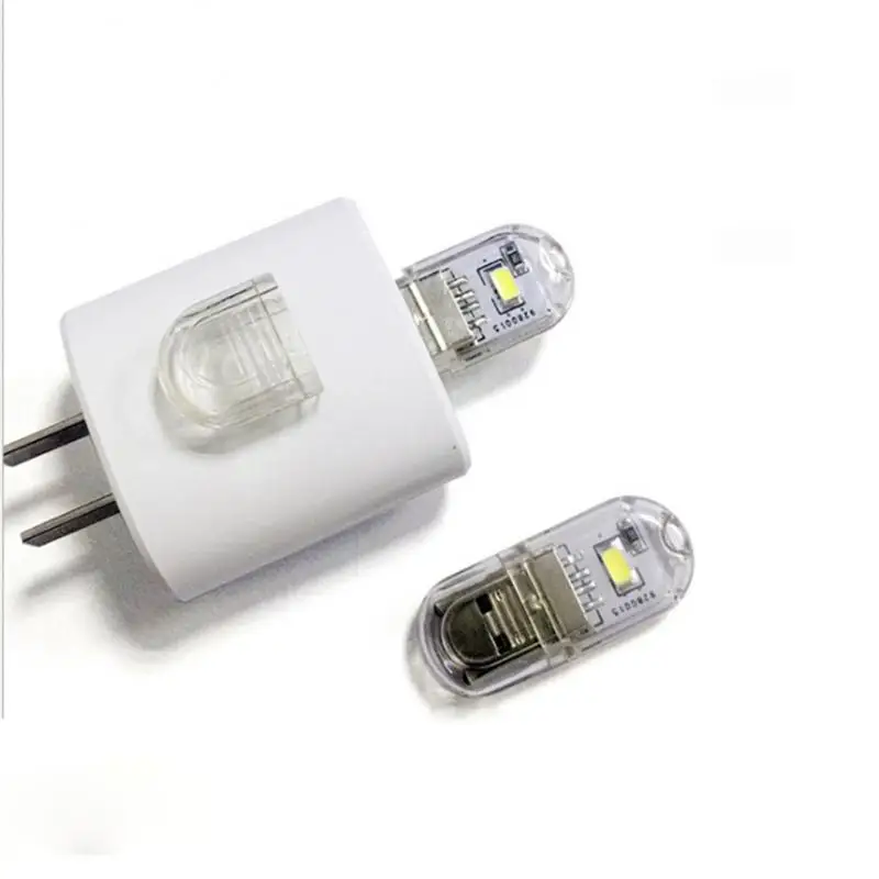 Mini Night Light Kannettava USB-LED-Kirja Valo Ultra Kirkas Käsittelyssä Varaa Lamppu 2leds USB-Valot Power Bank PC-Kannettavan Notebook - 4