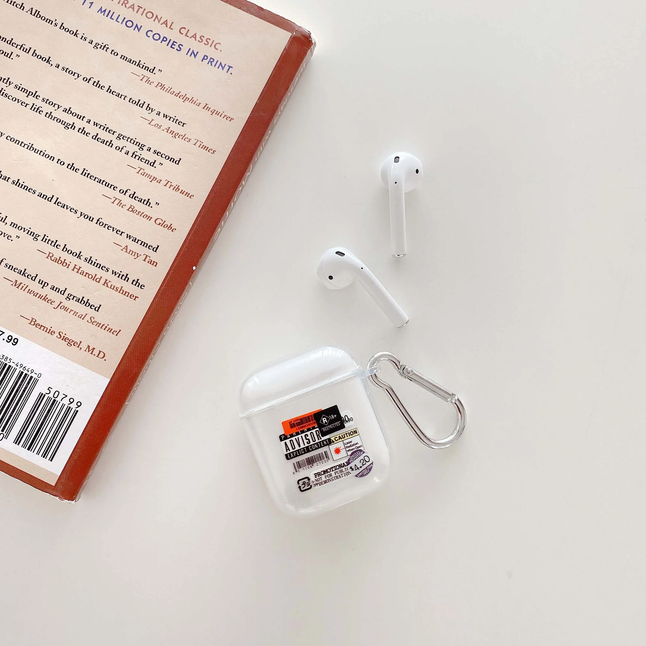Selkeä Retro Etiketti kuuloke tapauksessa airpods pro 3 bluetooth langaton lataus laatikko airpod 2 1 koodi tapauksissa kansi pehmeä silikoni - 1