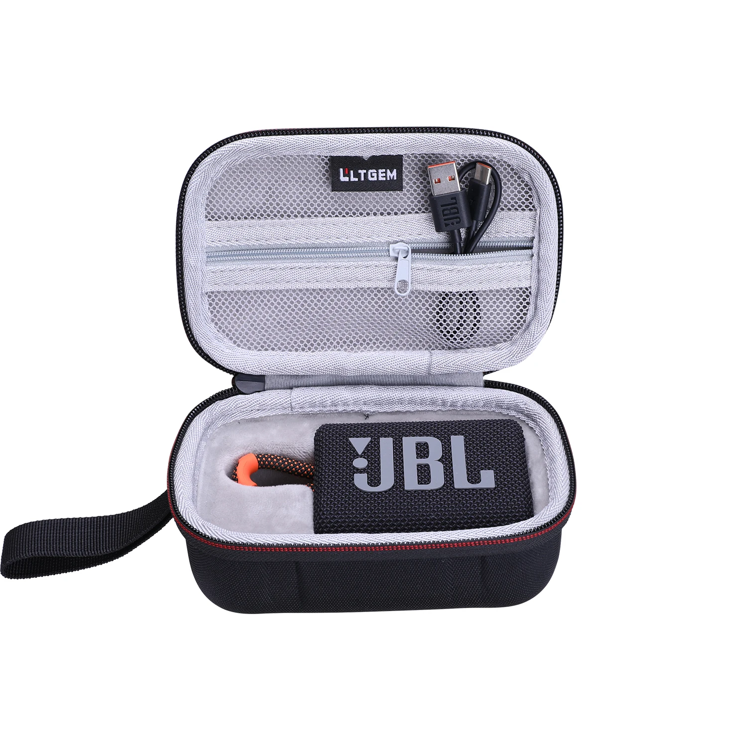 LTGEM EVA Kova kotelo JBL Go 3 Kannettava Kaiutin, jossa Bluetooth, Sisäänrakennettu Akku - 0