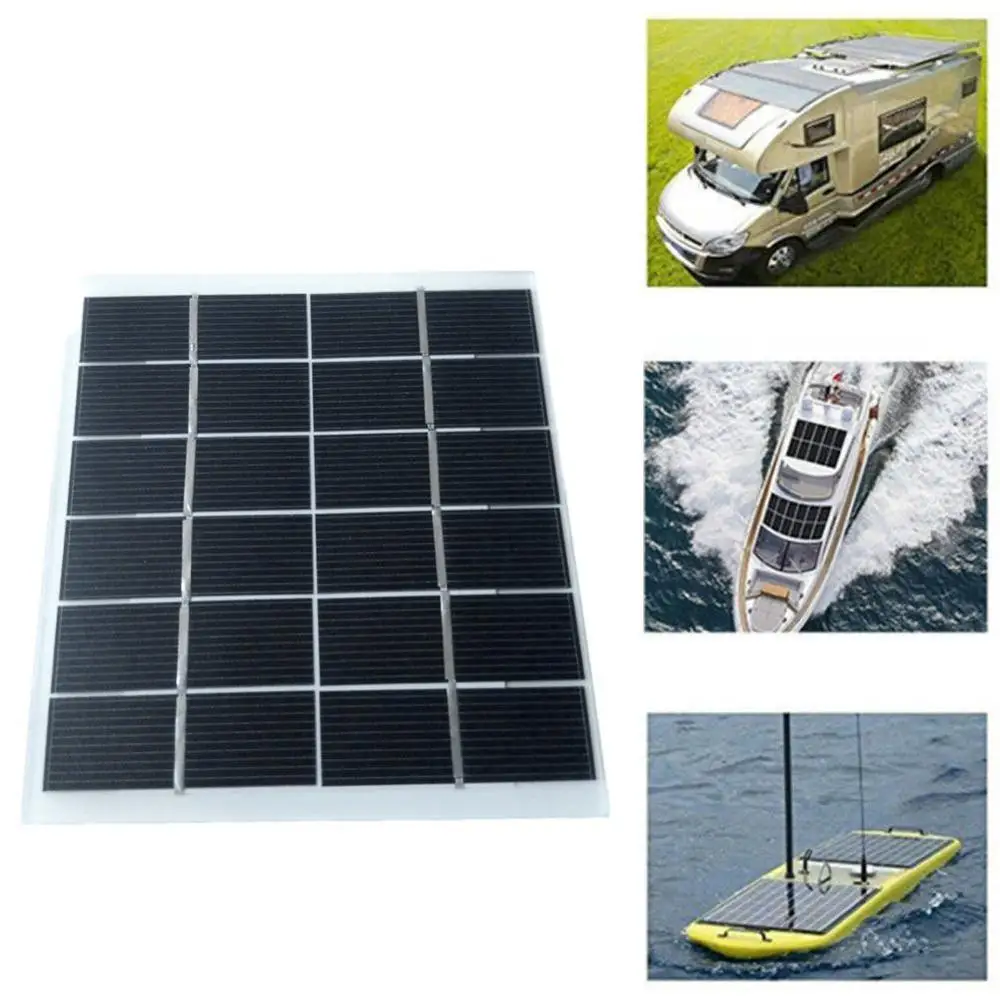 6v 2w Mini aurinkopaneeli Ulkouima-Camping Yksikiteisiä aurinkopaneeli Diy Pieni sähköntuotanto-Työkalu - 2