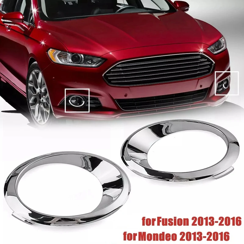 Chrome Sumu Kevyt Kansi Kehys Leikata Rengas Ford Fusion Mondeo 2013-2016 - 1