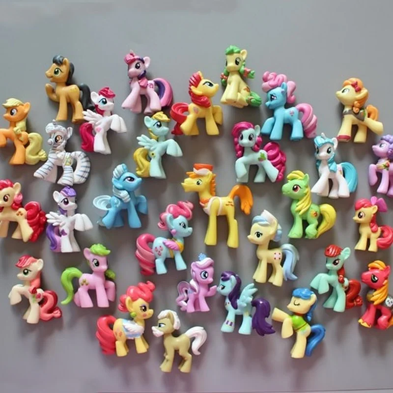 Hasbro My Little Pony Luvut Söpö Kawaii Rainbow Dash, Applejack Harvinaisuus Fluttershy Pinkie Pie anime kuva Leluja Lapsille Lahjoja - 1