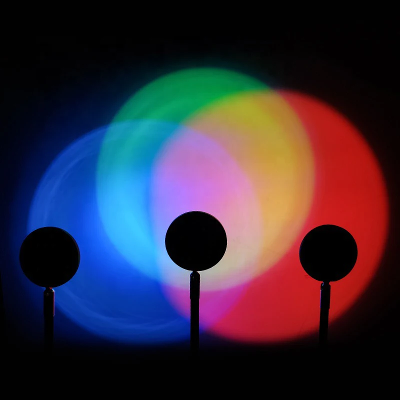 Smart LED-Sunset-Lamppu Värikäs Muuttaminen Bluetooth-Sovelluksen Hallita Musiikkia, Synkronoida Verkon Broadcast Makuuhuoneen Koti, Sisustus Rainbow Lamput - 3