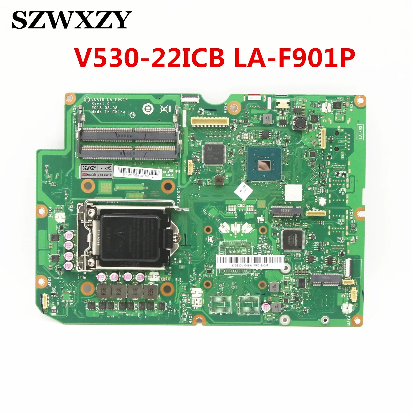 Kunnostettu Lenovo-V530-22ICB V530-24ICB All-in-One Emolevy 5B20U53689 01LM565 LA-F901P DDR4 LGA 1151 - 1