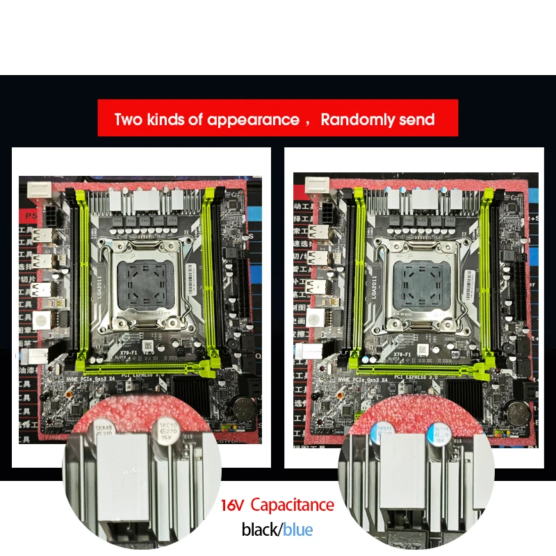 X79-LGA 2011 Emolevy asettaa Xeon E5-2640 cpu 2kpl x 8G=16GB 1600MHz DDR3 ECC REG muisti M-ATX PCI-E NVME M. 2 SSD - 1