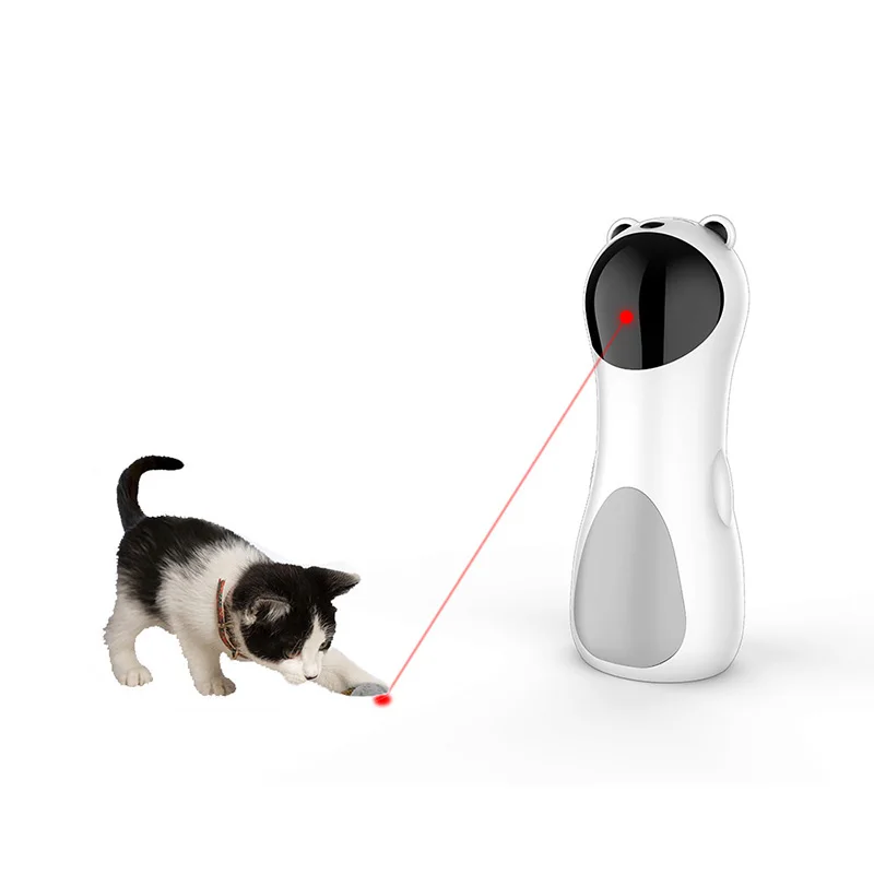 Automaattinen Kissan Lelut Interaktiivinen Smart Kiusanteko Pet-LED Laser Hauska Handheld Tilassa Sähköisen Lelu Kissoille Laserlampje Kissanpentu - 0