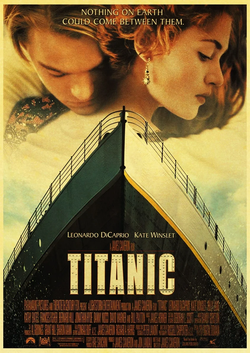 Leonardo DiCaprio Klassinen Elokuva TITANIC THE REVENANT BLOOD DIAMOND Retro Juliste Kodin Huone seinämaalaus Kodin Sisustus - 3