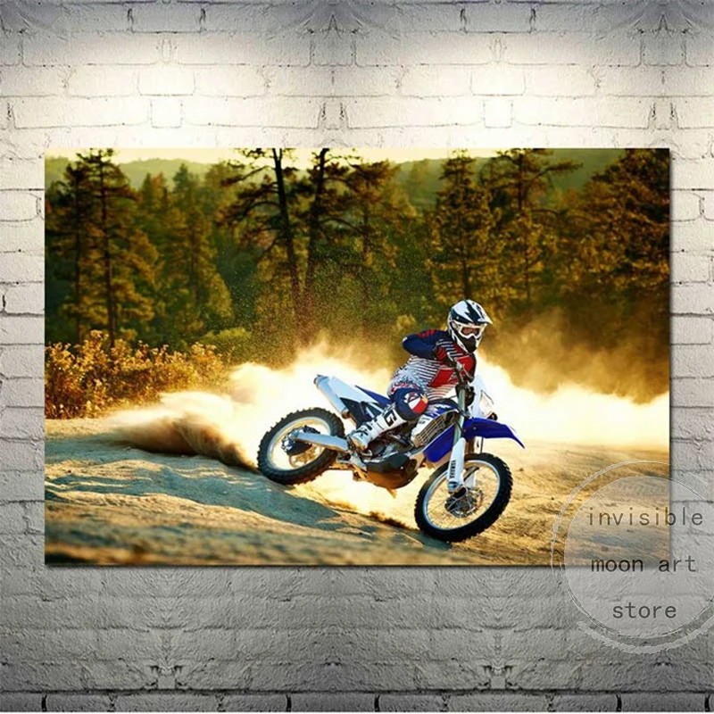 Motocross Lika Polkupyörää Hypätä/KTM 1290 Super Duke Art Julisteita, Canvas Maalaus Seinään Tulostaa Kuvia Olohuone, Moderni Sisustus - 3