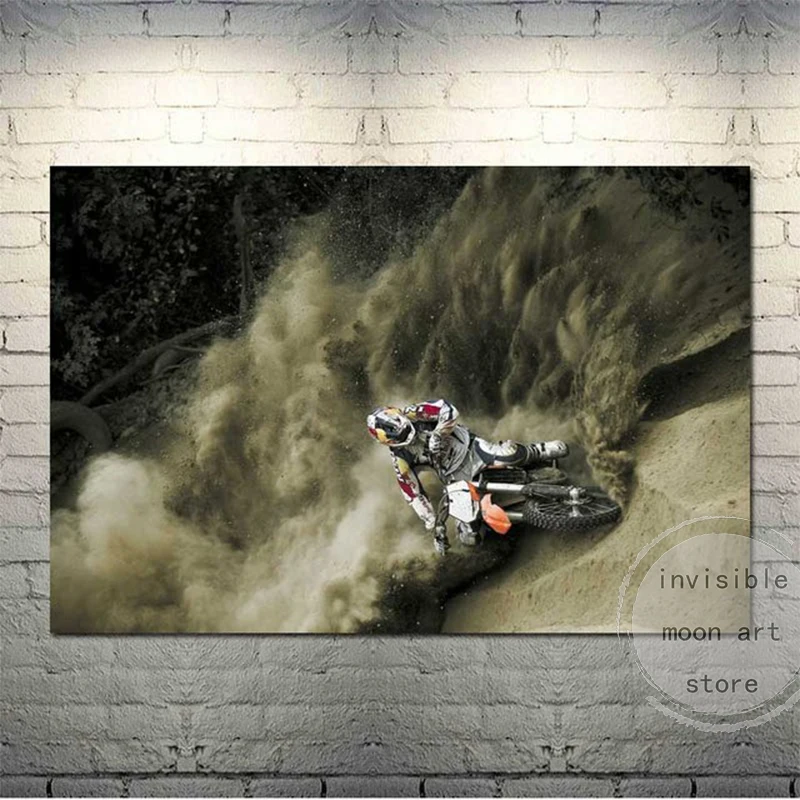 Motocross Lika Polkupyörää Hypätä/KTM 1290 Super Duke Art Julisteita, Canvas Maalaus Seinään Tulostaa Kuvia Olohuone, Moderni Sisustus - 4