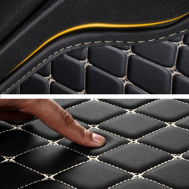 Auton matot varten Honda Civic 2012 2013 2014 2015 Custom auto jalka Pads auto matto kattaa - 4